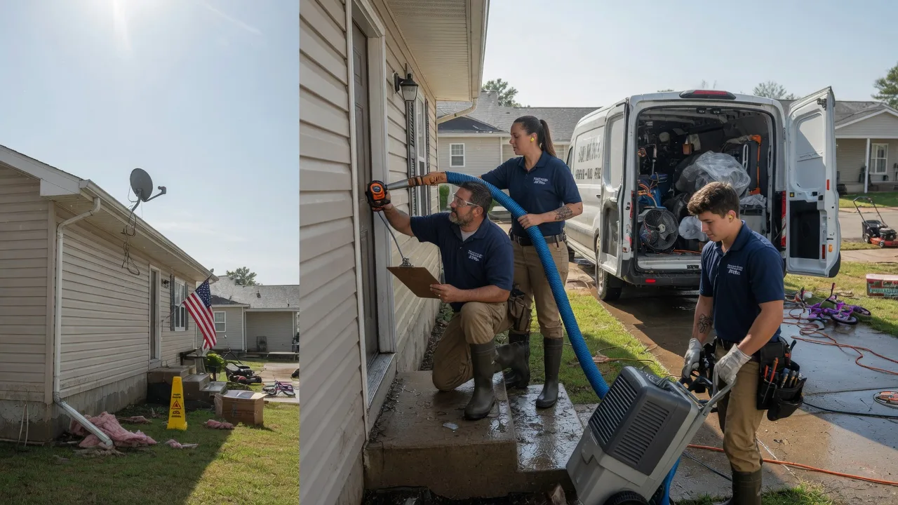 Ceiling Water Damage Restoration in Heltonville, IN near me